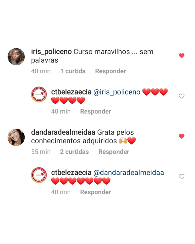 VEJA O QUE ESTÃO FALANDO SOBRE NOSSO CURSO
